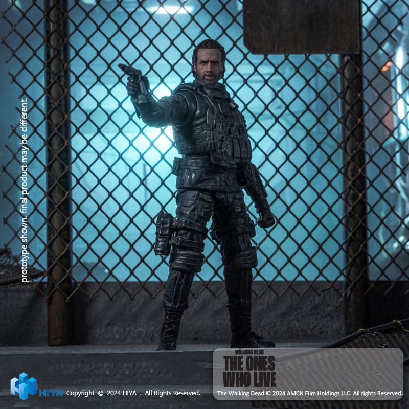 The Walking Dead: The Ones Who Lived Exquisite Mini Action Figure 1/18 Daryl Dixon Dark Eyes Walker 11 cm