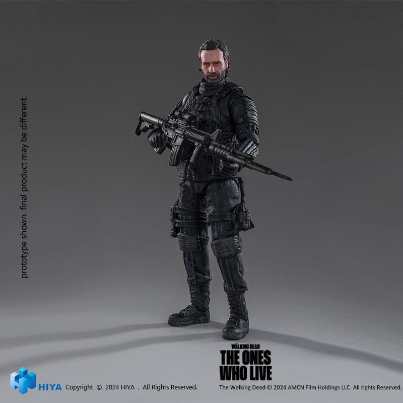 The Walking Dead: The Ones Who Lived Exquisite Mini Action Figure 1/18 Daryl Dixon Dark Eyes Walker 11 cm