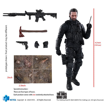 The Walking Dead: The Ones Who Lived Exquisite Mini Action Figure 1/18 Rick Grimes 11 cm