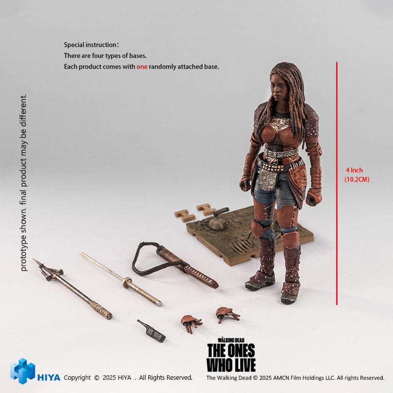 The Walking Dead: The Ones Who Lived Exquisite Mini Action Figure 1/18 Michonne 10 cm