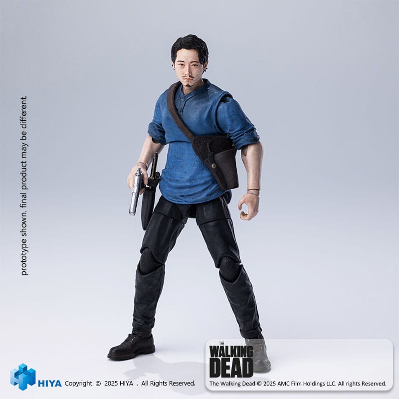 The Walking Dead Exquisite Mini Series  Actionfigur 1/18 Glenn 11 cm