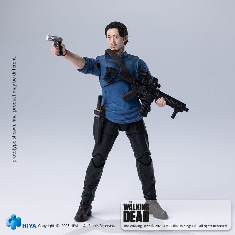 The Walking Dead Exquisite Mini Series  Actionfigur 1/18 Glenn 11 cm