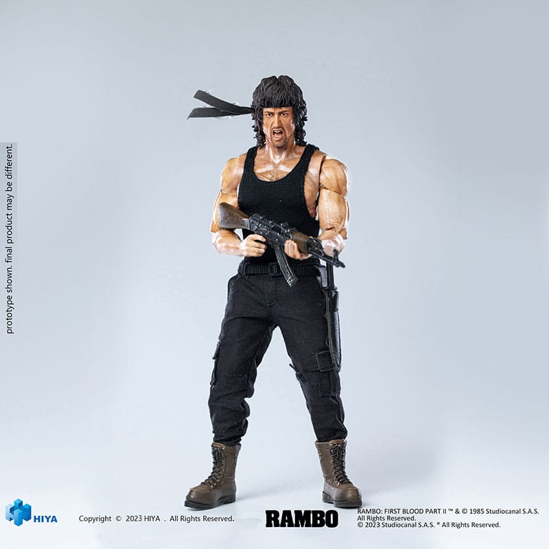 First Blood II Exquisite Super Series  Actionfigur 1/12 First Blood II John Rambo 16 cm