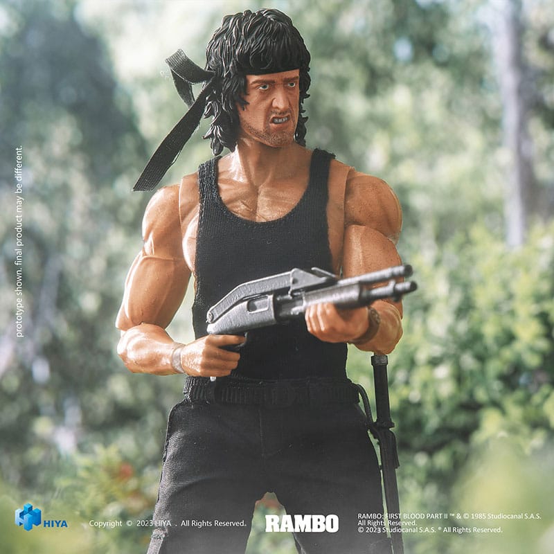 First Blood II Exquisite Super Series  Actionfigur 1/12 First Blood II John Rambo 16 cm