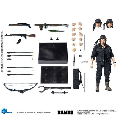 First Blood II Exquisite Super Series Actionfigur 1/12 First Blood II John Rambo 16 cm