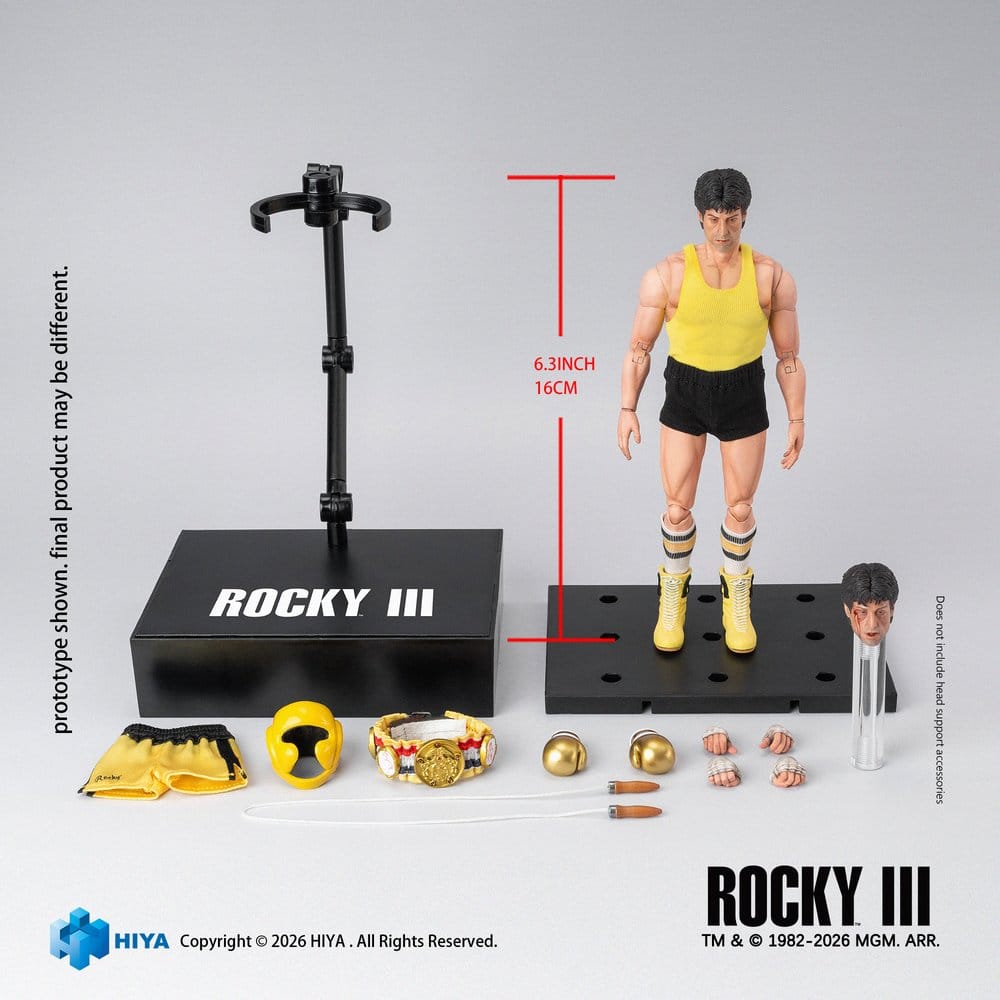 Rocky III Exquisite Super Action Figure 1/12 Rocky Boxer Version 16 cm