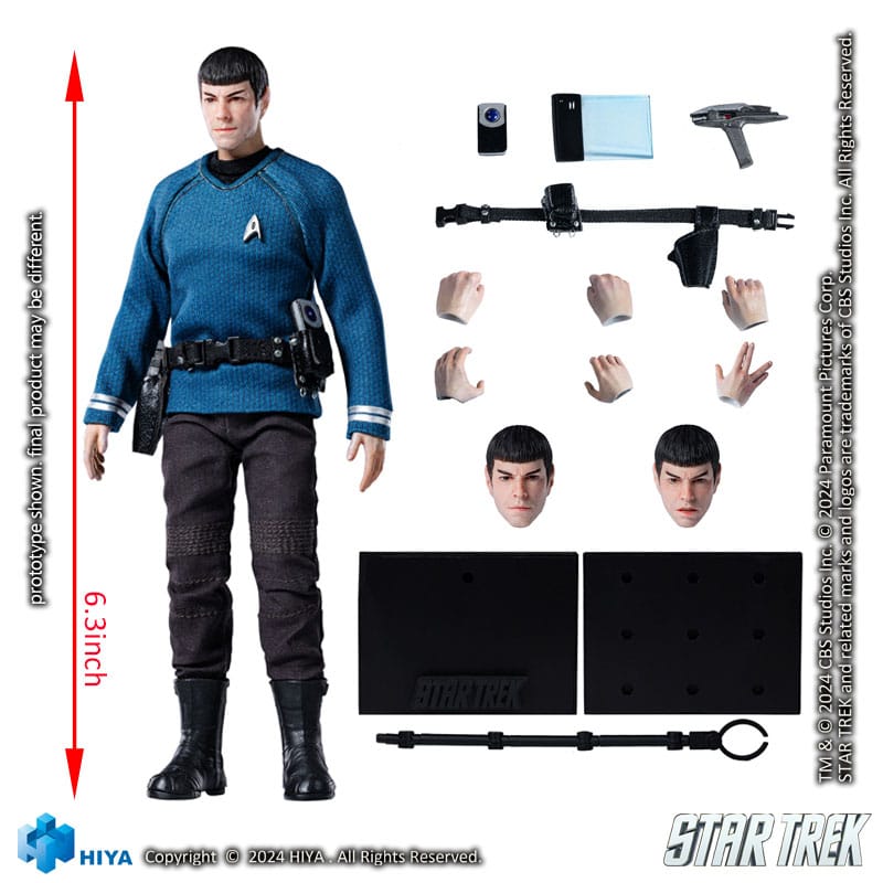 Star Trek 2009 Exquisite Super Series  Actionfigur 1/12 Spock 16 cm