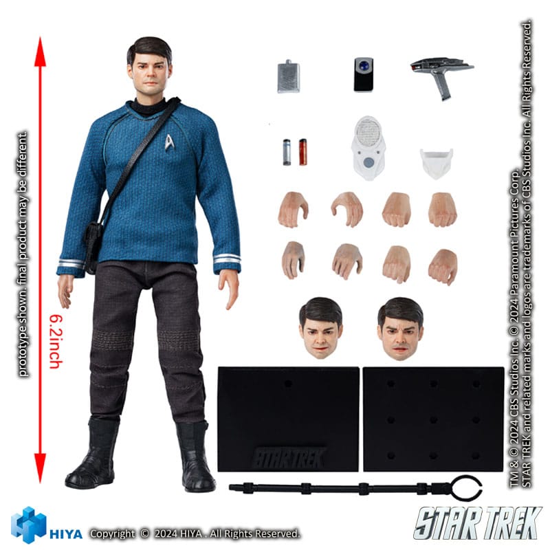 Star Trek 2009 Exquisite Super Series Actionfigur 1/12 McCoy 16 cm