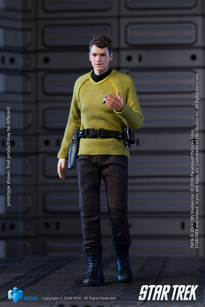 Star Trek 2009 Exquisite Super Series  Actionfigur 1/12 Chekov 16 cm