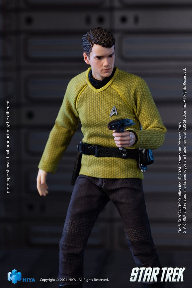 Star Trek 2009 Exquisite Super Series  Actionfigur 1/12 Chekov 16 cm