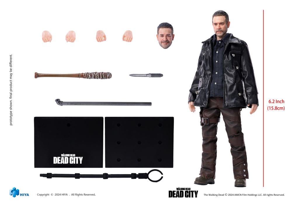 The Walking Dead: Dead City Exquisite Super Series  Actionfigur 1/12 Negan 16 cm