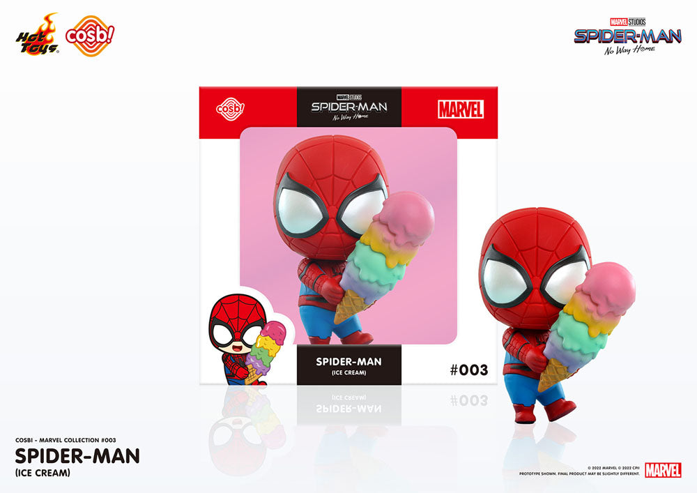 Spider-Man: No Way Home Cosbi Mini Figure Spider-Man (Ice Cream) 8 cm