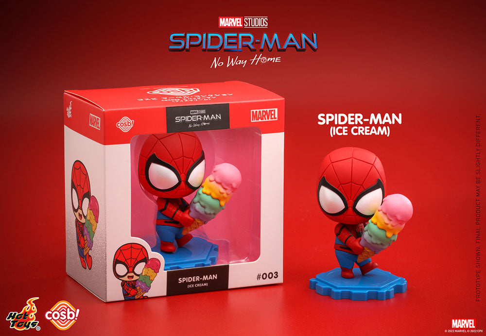 Spider-Man: No Way Home Cosbi Mini Figure Spider-Man (Ice Cream) 8 cm