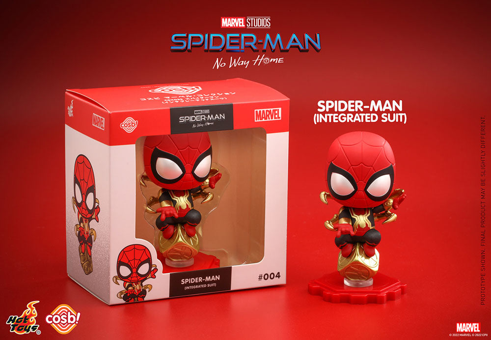 Spider-Man: No Way Home Cosbi Mini Figure Spider-Man (Integrated Suit) 8 cm