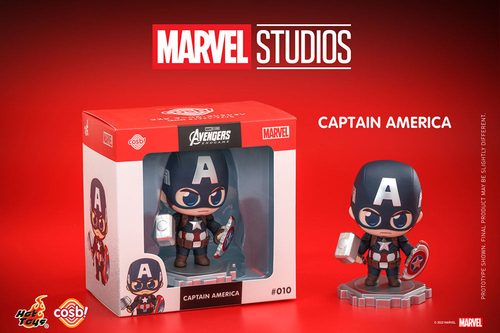 Avengers: Endgame Cosbi Mini Figure Captain America 8 cm