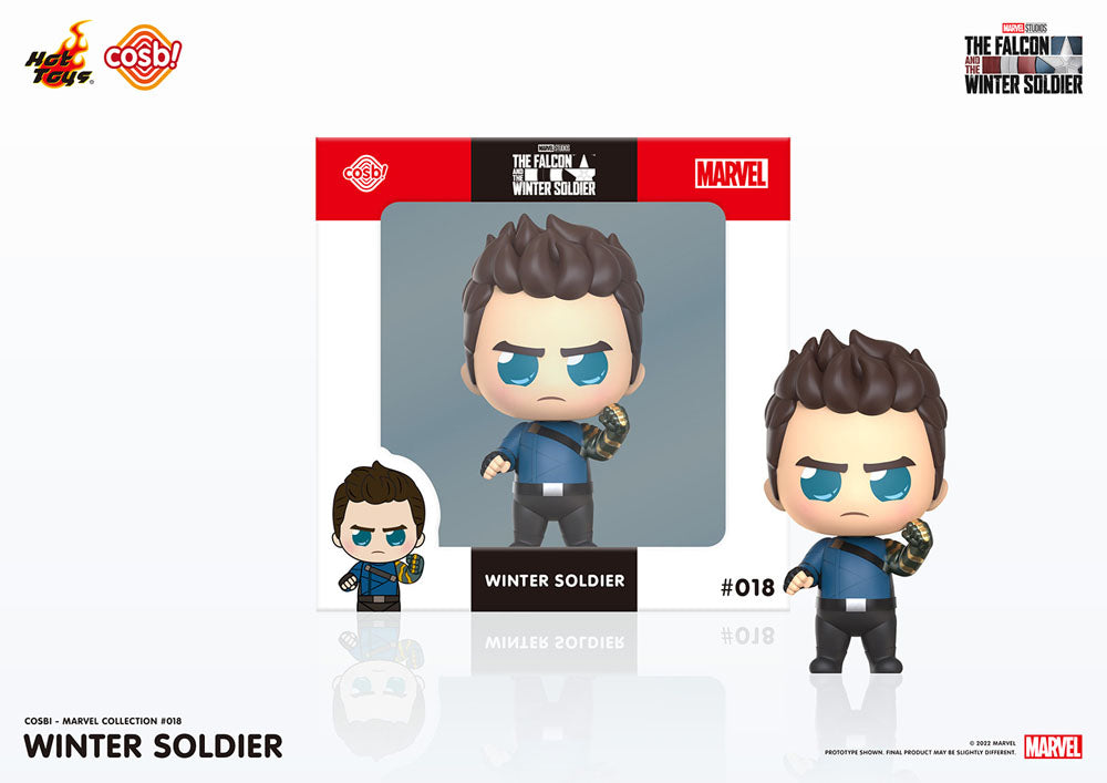 The Falcon and the Winter Soldier Cosbi Mini Figure Bucky Barnes 8 cm