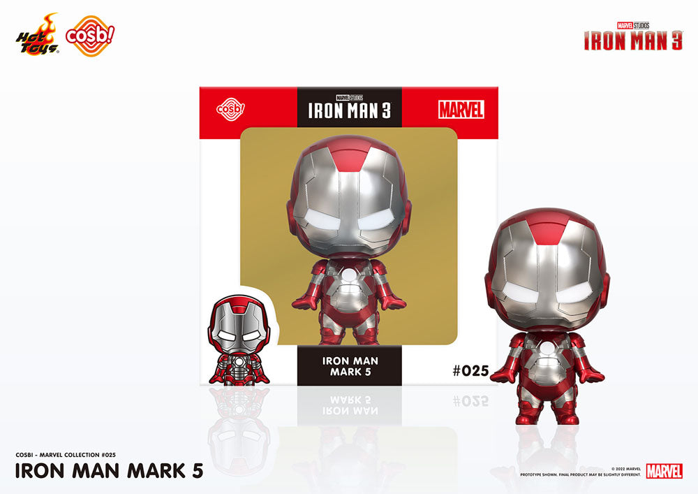 Iron Man 3 Cosbi Mini Figure Iron Man Mark 5 8 cm