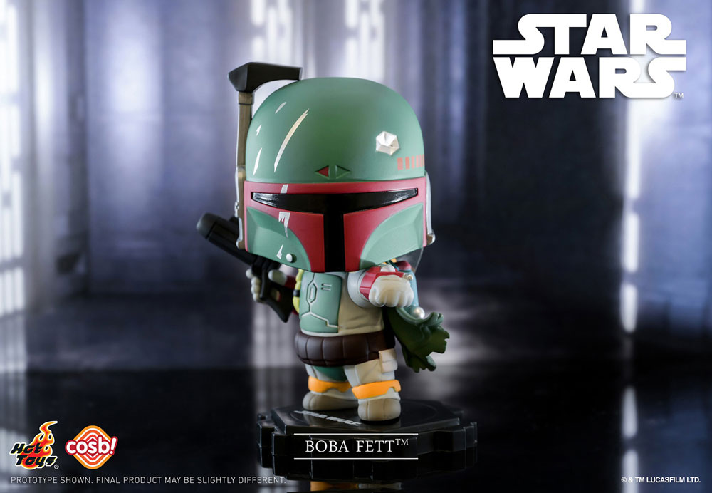 Star Wars Cosbi Mini Figure Boba Fett White 8 cm