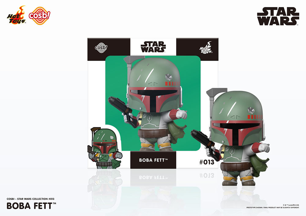 Star Wars Cosbi Mini Figure Boba Fett White 8 cm