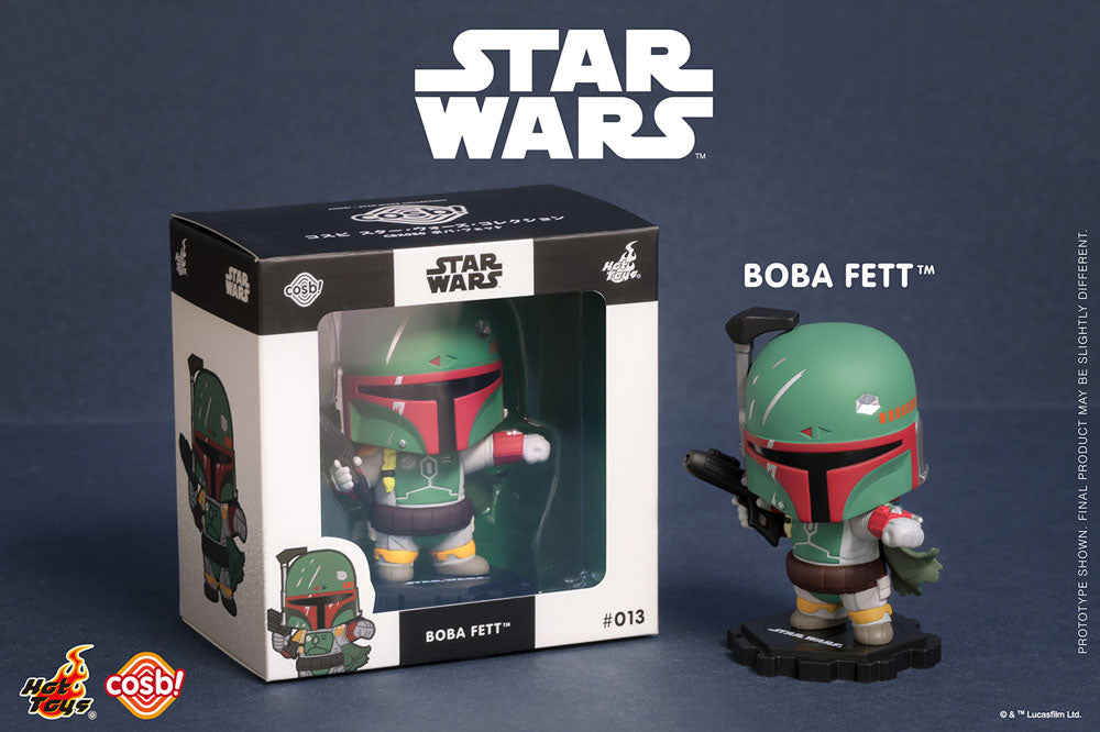 Star Wars Cosbi Mini Figure Boba Fett White 8 cm