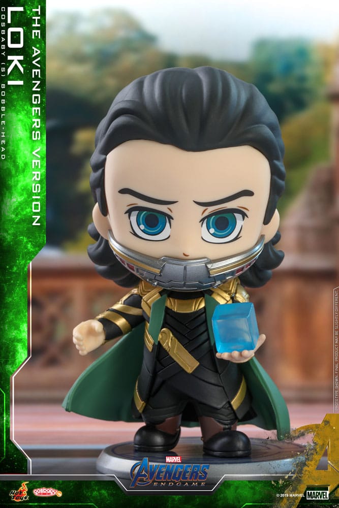 Avengers: Endgame Cosbaby (S) Mini Figure Loki (Prisoner Version) 10 cm