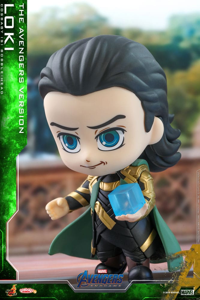 Avengers: Endgame Cosbaby (S) Mini Figure Loki (Prisoner Version) 10 cm