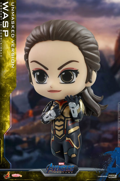 Avengers: Endgame Cosbaby (S) Mini Figure The Wasp (Unmasked Version) 10 cm