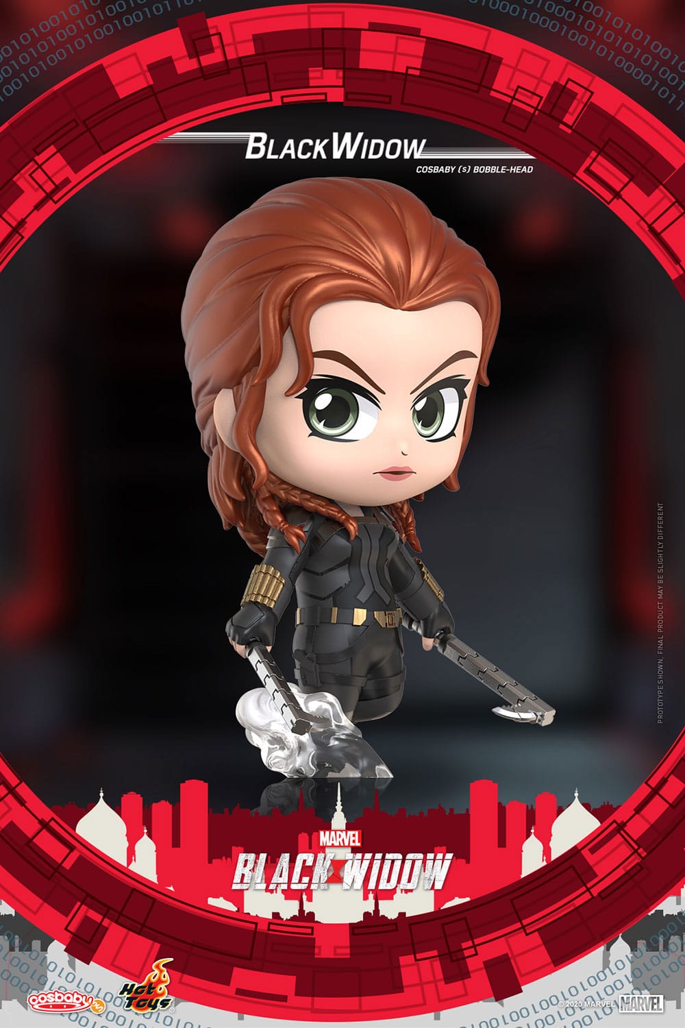 Black Widow Cosbaby (S) Mini Figure Black Widow 10 cm