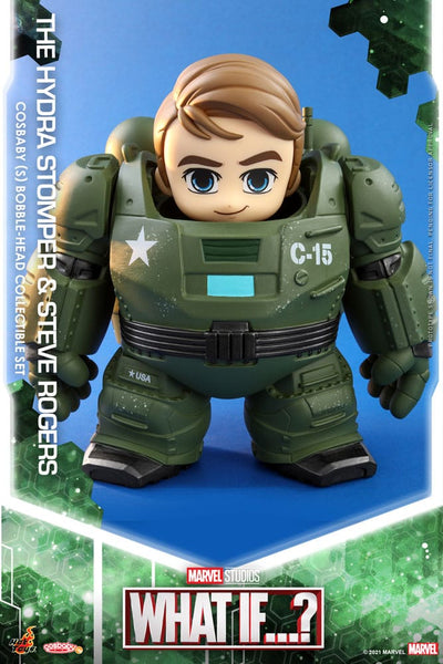 What If...? Cosbaby (S) Mini Figures Hydra Stomper & Steve Rogers 10 cm - Damaged packaging