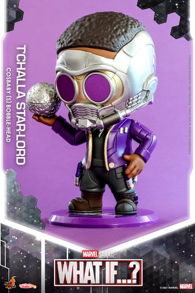 What If...? Cosbaby (S) Mini Figure T'Challa Star-Lord 10 cm
