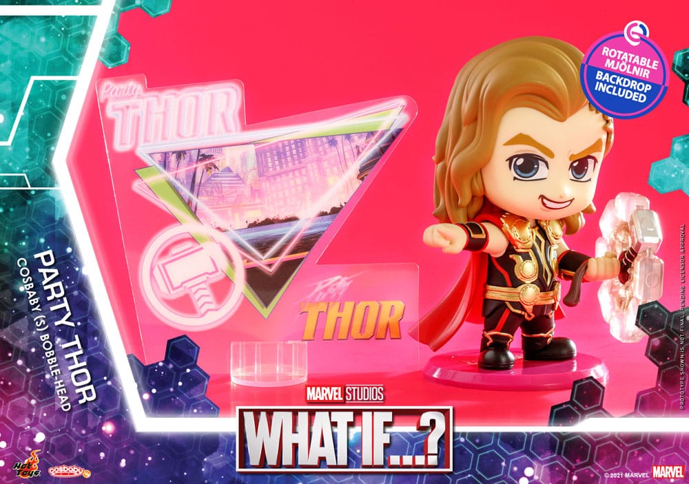 What If...? Cosbaby (S) Mini Figure Party Thor 10 cm