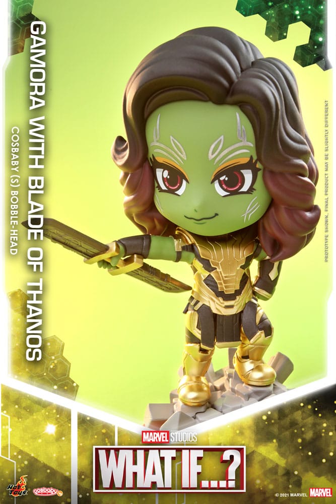 What If...? Cosbaby (S) Mini Figure Gamora (with Blade of Thanos) 10 cm