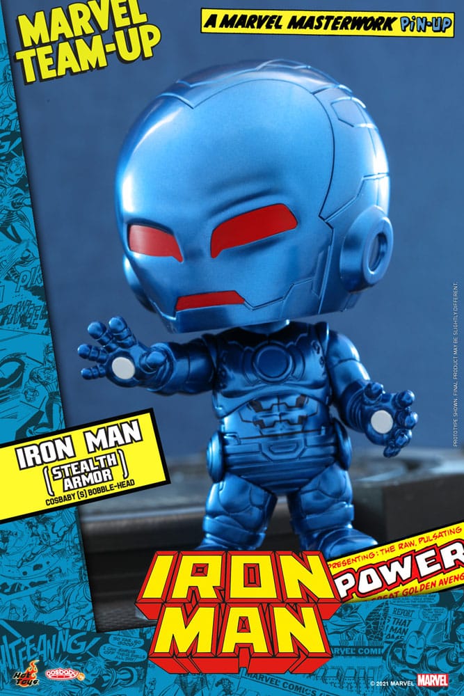 Marvel Comics Cosbaby (S) Mini Figure Iron Man (Stealth Armor) 10 cm