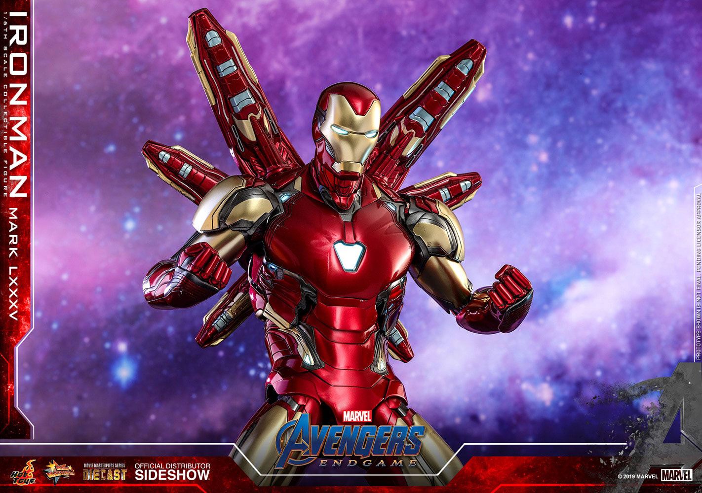 Avengers: Endgame Movie Masterpiece Series Diecast Action Figure 1/6 Iron Man Mark LXXXV 32 cm