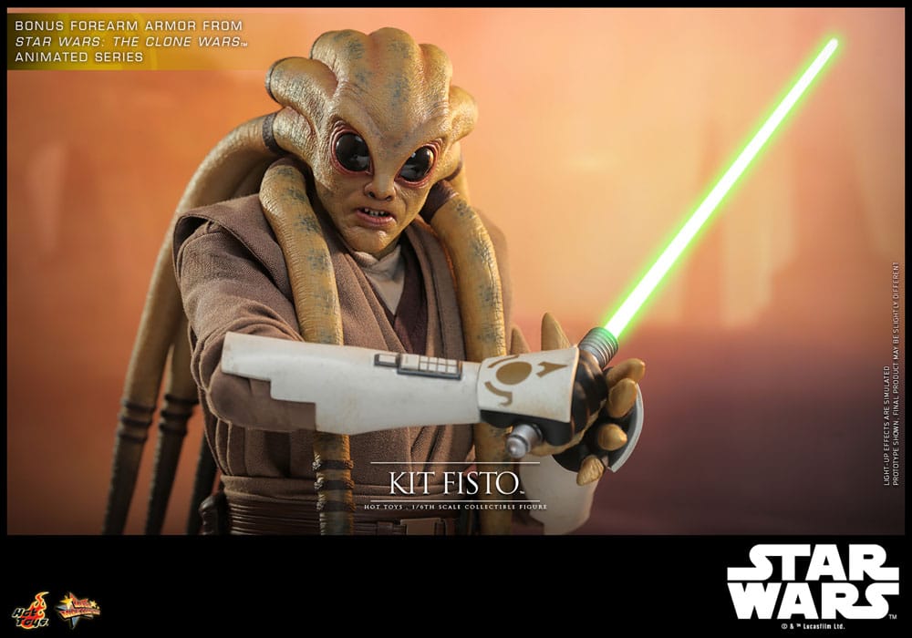 Star Wars Movie Masterpiece Action Figure 1/6 Kit Fisto 32 cm