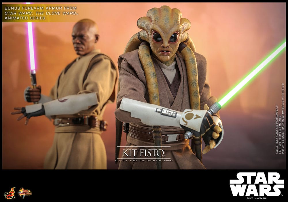 Star Wars Movie Masterpiece Action Figure 1/6 Kit Fisto 32 cm