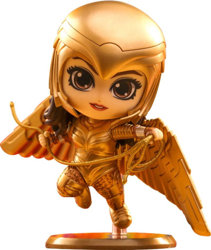 Wonder Woman 1984 Cosbaby (S) Mini Figure Golden Armor Wonder Woman (Flying Version) 10 cm