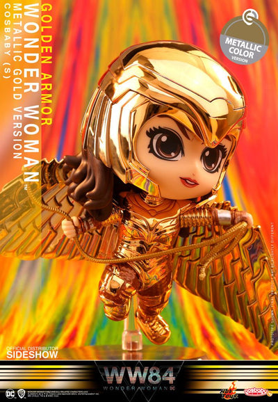 Wonder Woman 1984 Cosbaby (S) Mini Figure Golden Armor Wonder Woman (Metallic Gold Version) 10 cm