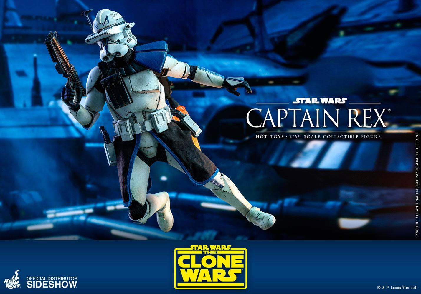 Star Wars The Clone Wars Action Figure 1/6 Captain Rex 30 cm