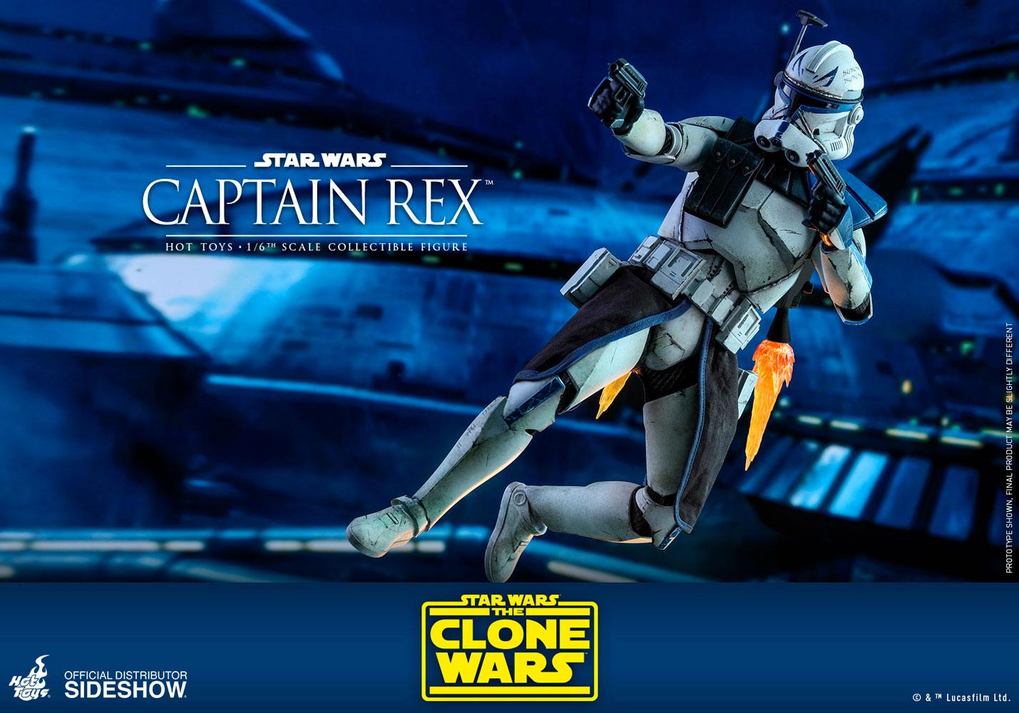 Star Wars The Clone Wars Action Figure 1/6 Captain Rex 30 cm