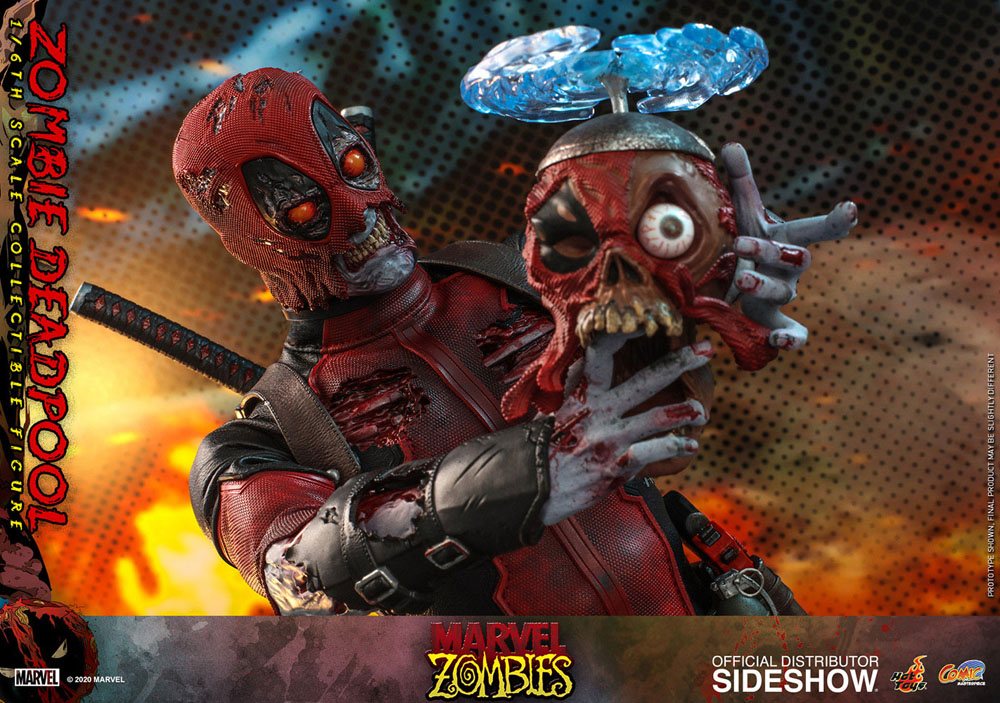 Marvel Zombies Comic Masterpiece Action Figure 1/6 Zombie Deadpool 31 cm