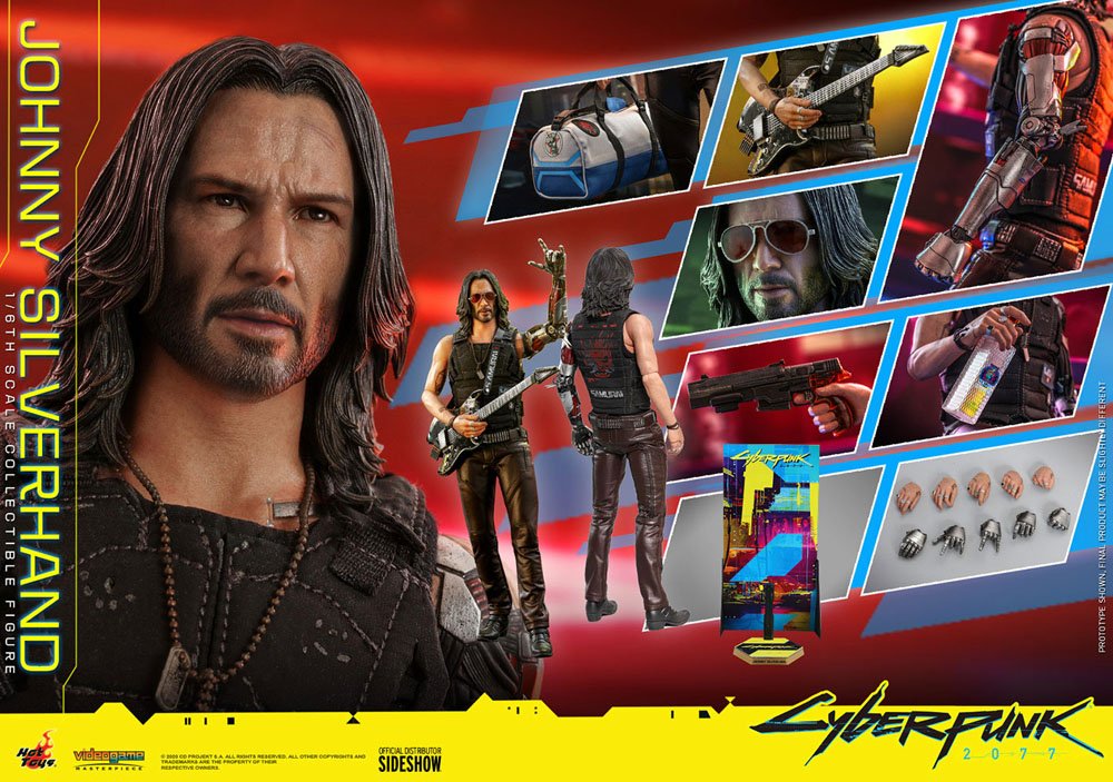 Cyberpunk 2077 Video Game Masterpiece Action Figure 1/6 Johnny Silverhand 31 cm