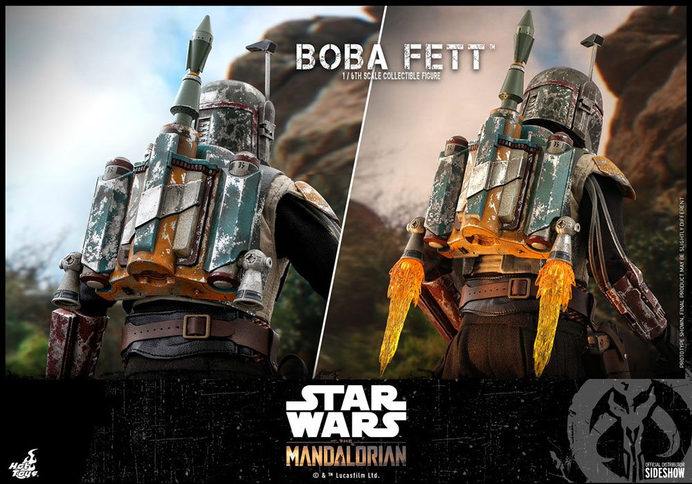 Star Wars The Mandalorian Action Figure 1/6 Boba Fett 30 cm