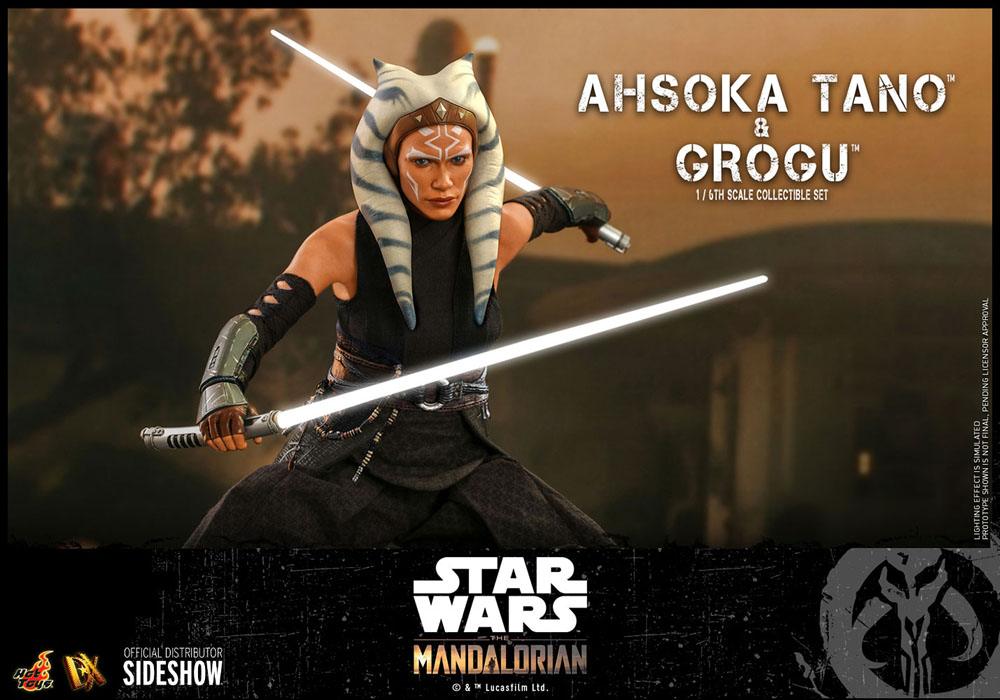 Star Wars The Mandalorian Action Figure 2-Pack 1/6 Ahsoka Tano & Grogu 29 cm