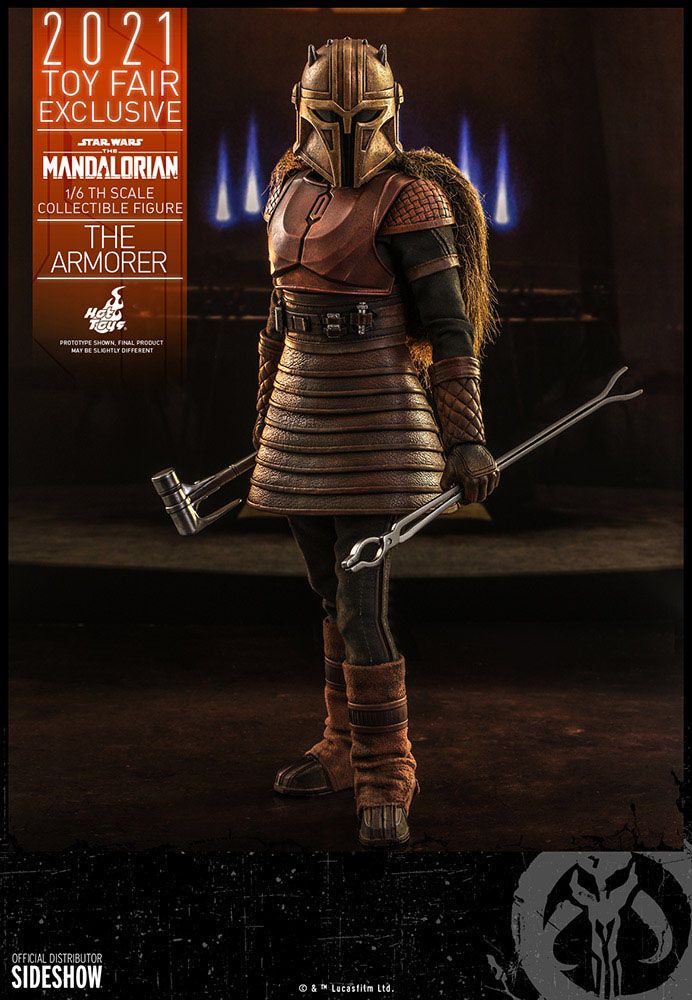 Star Wars The Mandalorian Action Figure 1/6 The Armorer 2021 Toy Fair Exclusive 29 cm