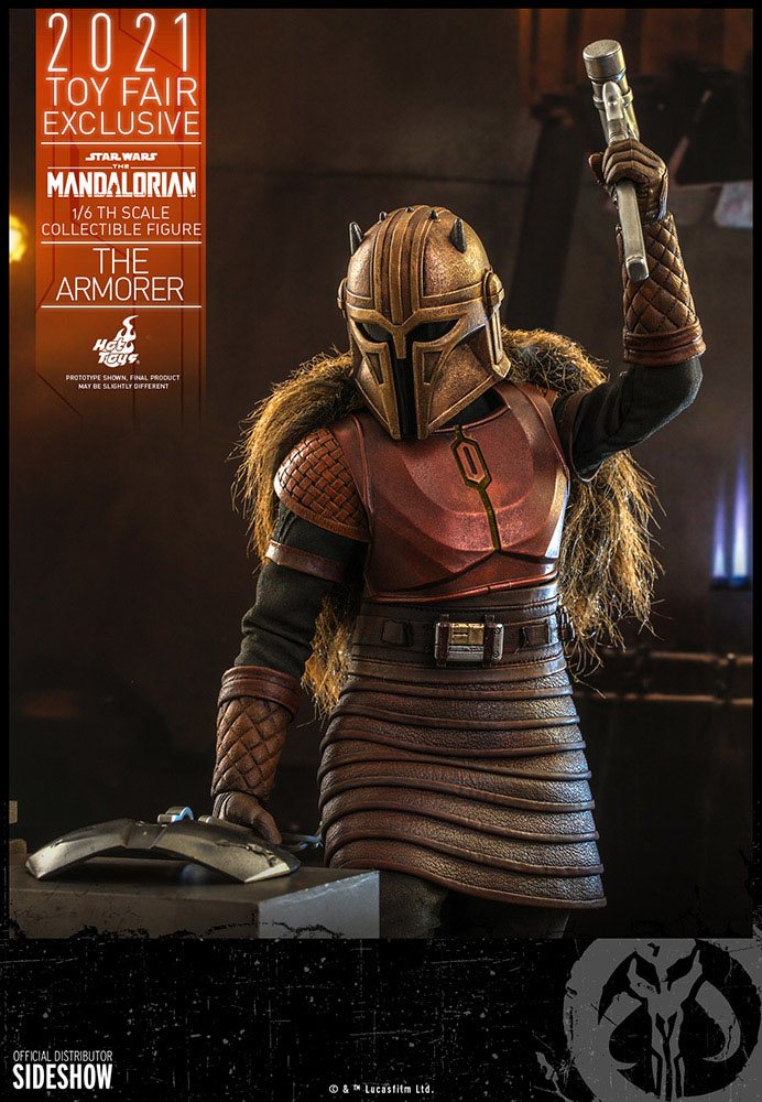 Star Wars The Mandalorian Action Figure 1/6 The Armorer 2021 Toy Fair Exclusive 29 cm