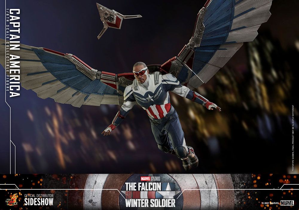 The Falcon and The Winter Soldier Action Figure 1/6 Captain America 30 cm