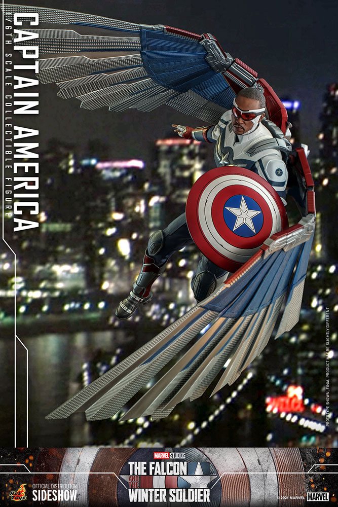 The Falcon and The Winter Soldier Action Figure 1/6 Captain America 30 cm