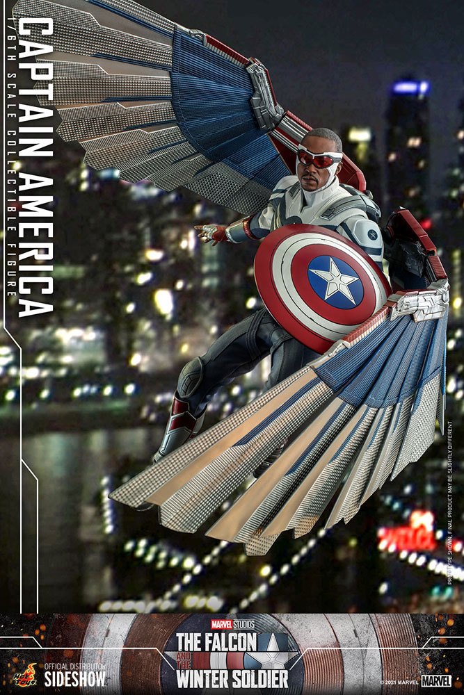 The Falcon and The Winter Soldier Action Figure 1/6 Captain America 30 cm