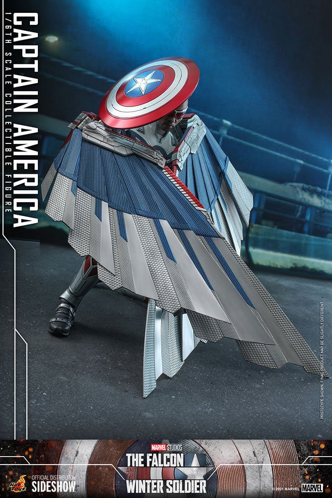 The Falcon and The Winter Soldier Action Figure 1/6 Captain America 30 cm